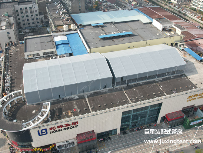 揚(yáng)州樓頂體育篷房 籃球、羽毛球篷房場(chǎng)館